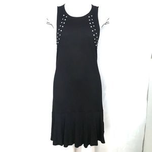 NEW! MK Studded Sleeveless Fit Flare Dress
